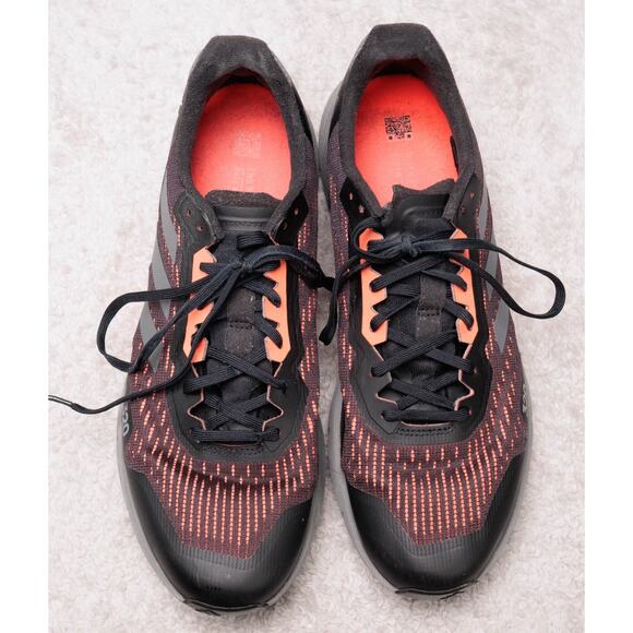 Adidas Terrex Agravic Flow 2 Trail Running Shoes Orange Black Mens Size 11 - Picture 10 of 16
